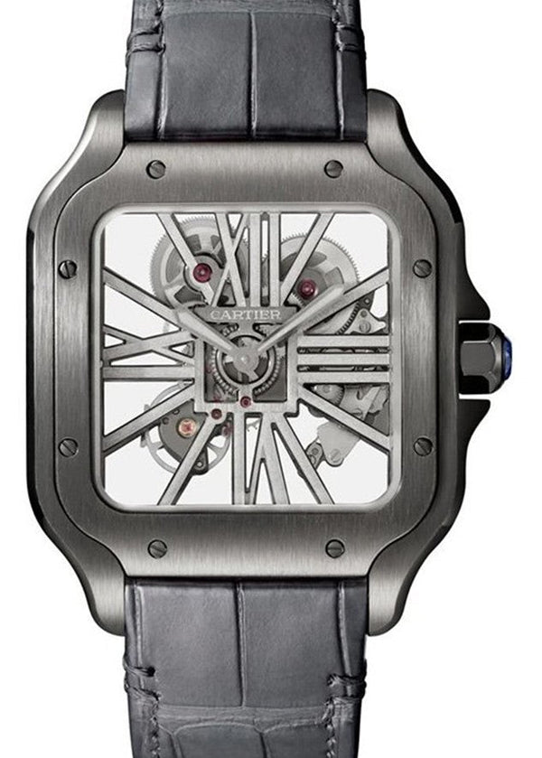 Cartier Santos Szkieletowany 40 mm Stal