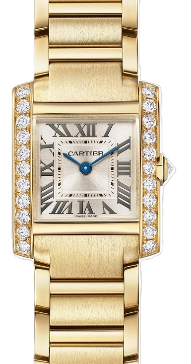 Cartier Tank Française Zloty 21 x 26 mm zolte zloto