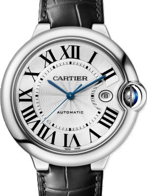 Cartier Ballon Bleu Srebrny 42 mm Stal