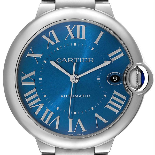 Cartier Ballon Bleu Niebieski 40 mm Stal
