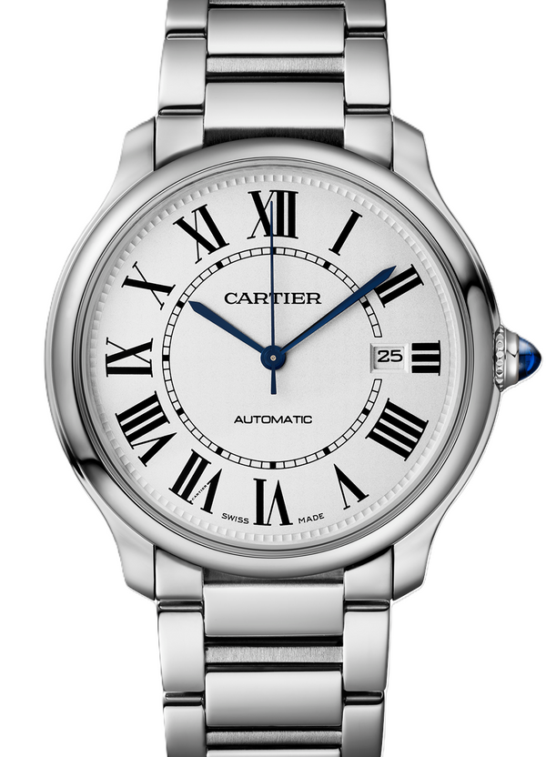 Cartier Ronde Croisière de Cartier Srebrny 40 mm Stal