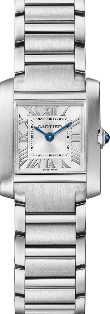 Cartier Tank Française Srebrny 25.7 mm Stal