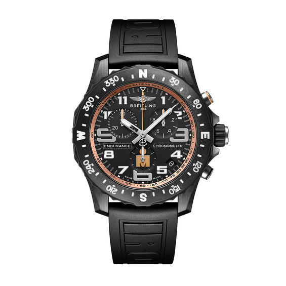 Breitling Endurance Pro Czarny 44mm Tworzywo sztuczne