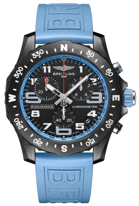 Breitling Endurance Pro Czarny 44mm Tworzywo sztuczne