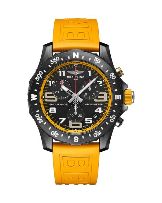 Breitling Endurance Pro Czarny 44mm Tworzywo sztuczne