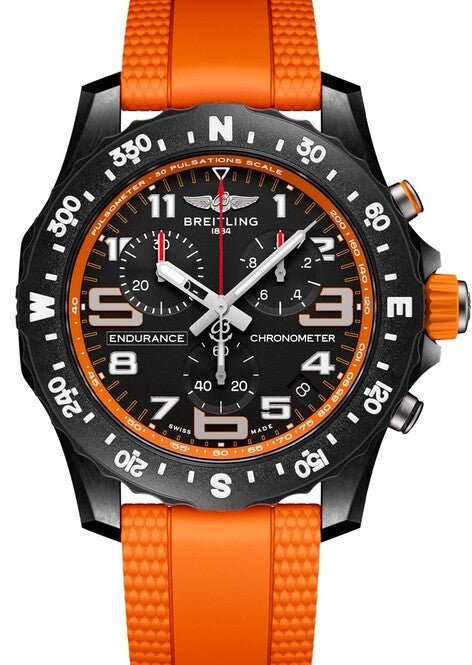 Breitling Endurance Pro Czarny 44 mm Tworzywo sztuczne