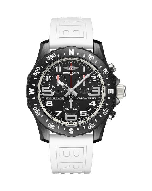 Breitling Endurance Pro Czarny 45mm Tworzywo sztuczne
