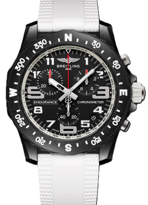 Breitling Endurance Pro Czarny 44 mm Tworzywo sztuczne