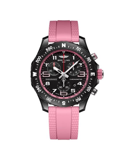 Breitling Endurance Pro Czarny 38mm Tworzywo sztuczne