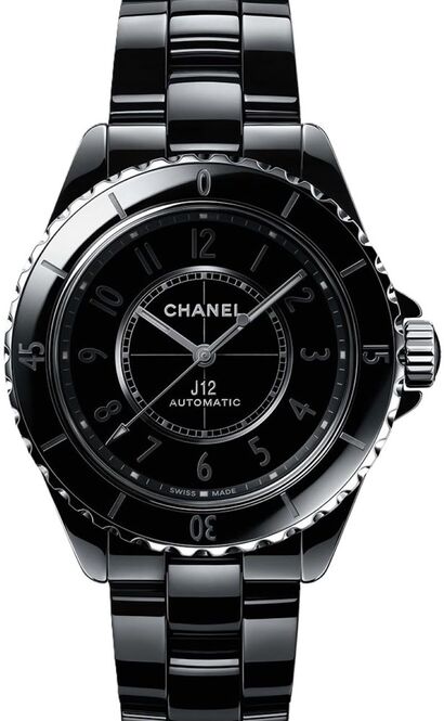 Chanel J12 Phantom Czarny 38 mm Ceramika