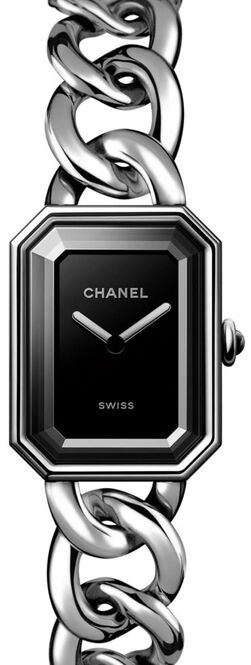 Chanel Première Czarny 20 x 26.1 mm Stal