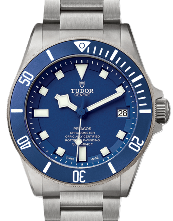 Tudor Pelagos Niebieski 42 mm Tytan