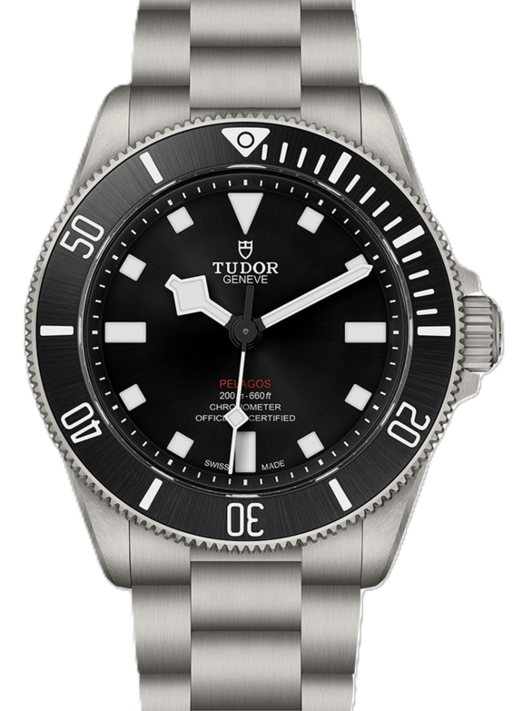 Tudor Pelagos Czarny 42 mm Tytan